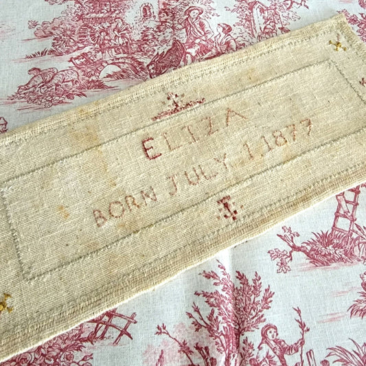 Eliza 1877 Sampler Pattern  PDF