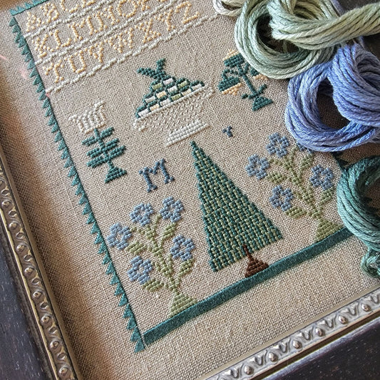 Mysterious M 1800s Sampler Pattern PDF