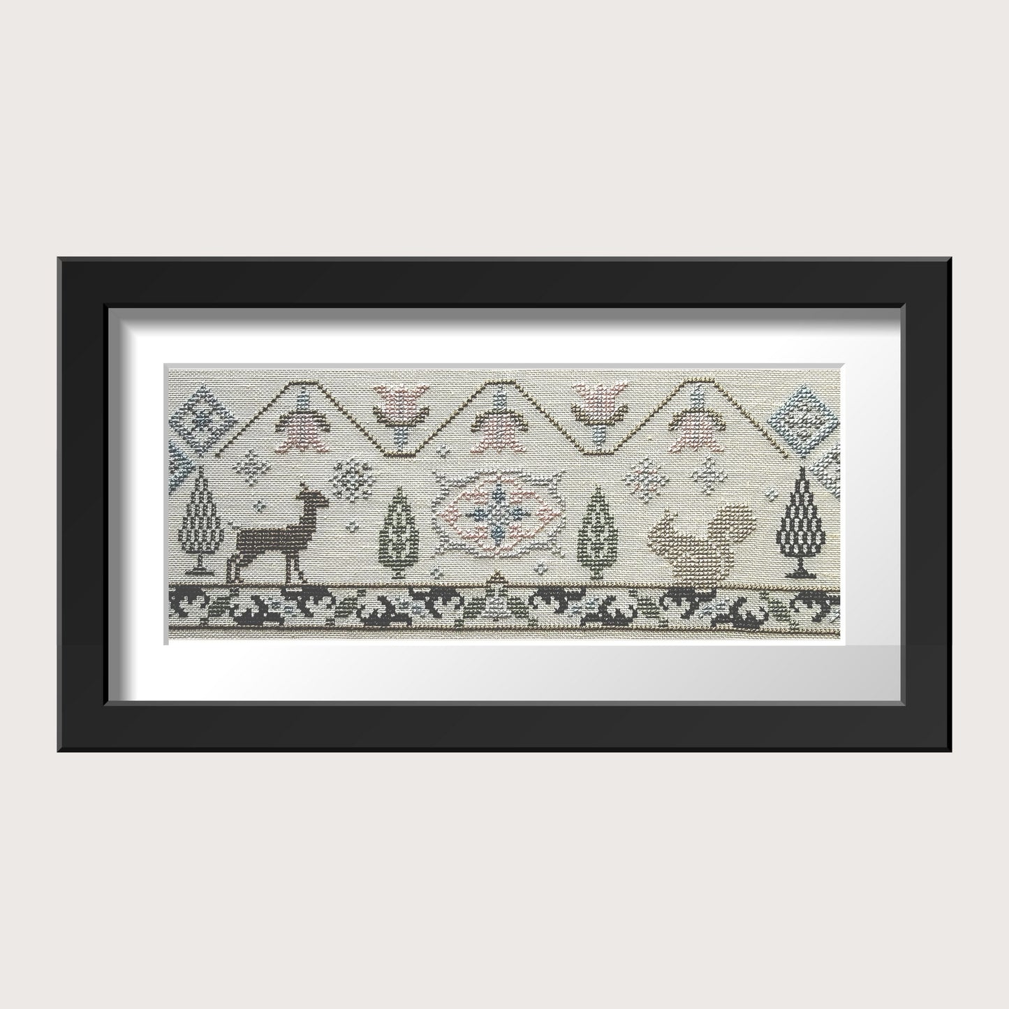 Woodland Walk Spot motif Sampler