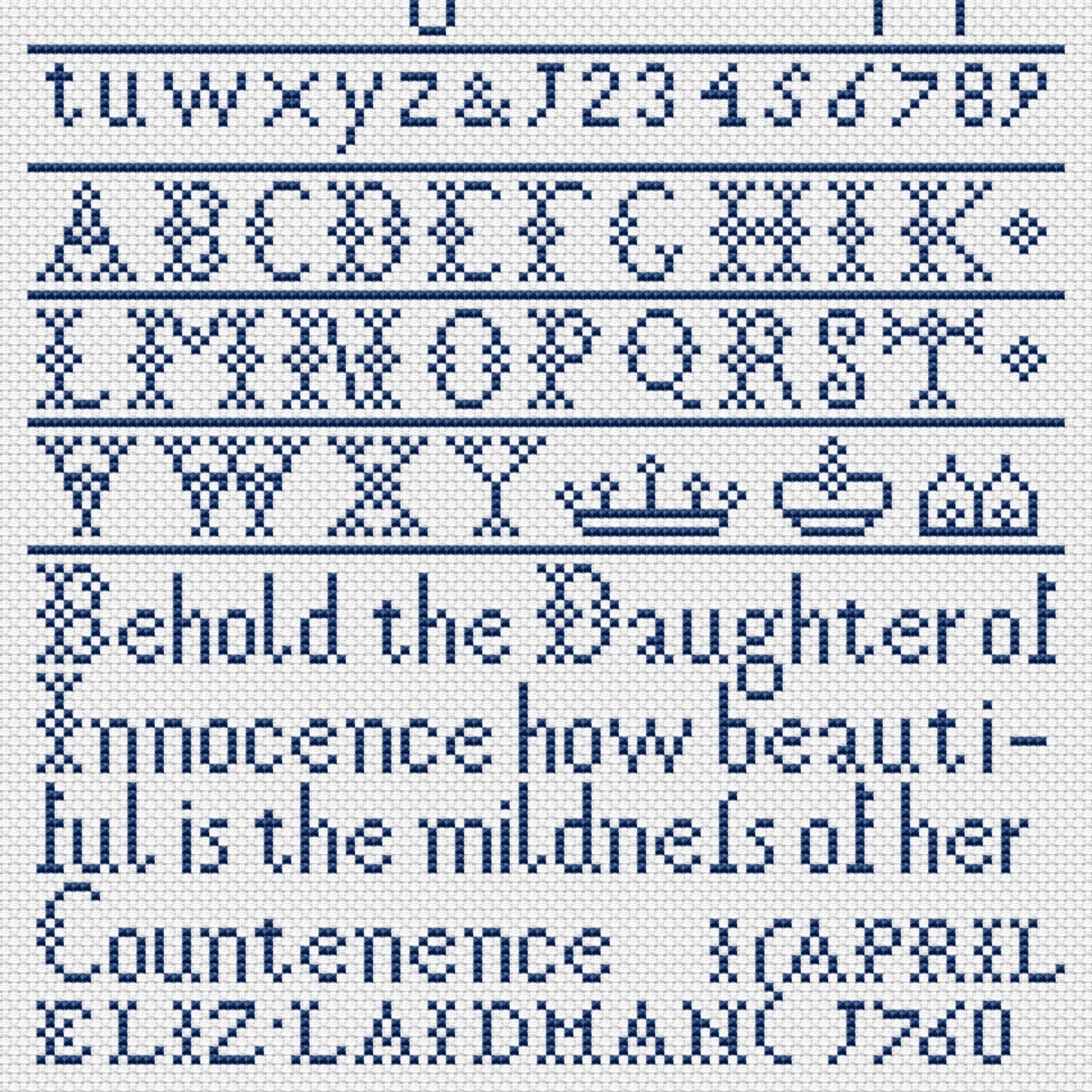 Elizabeth Laidman Sampler