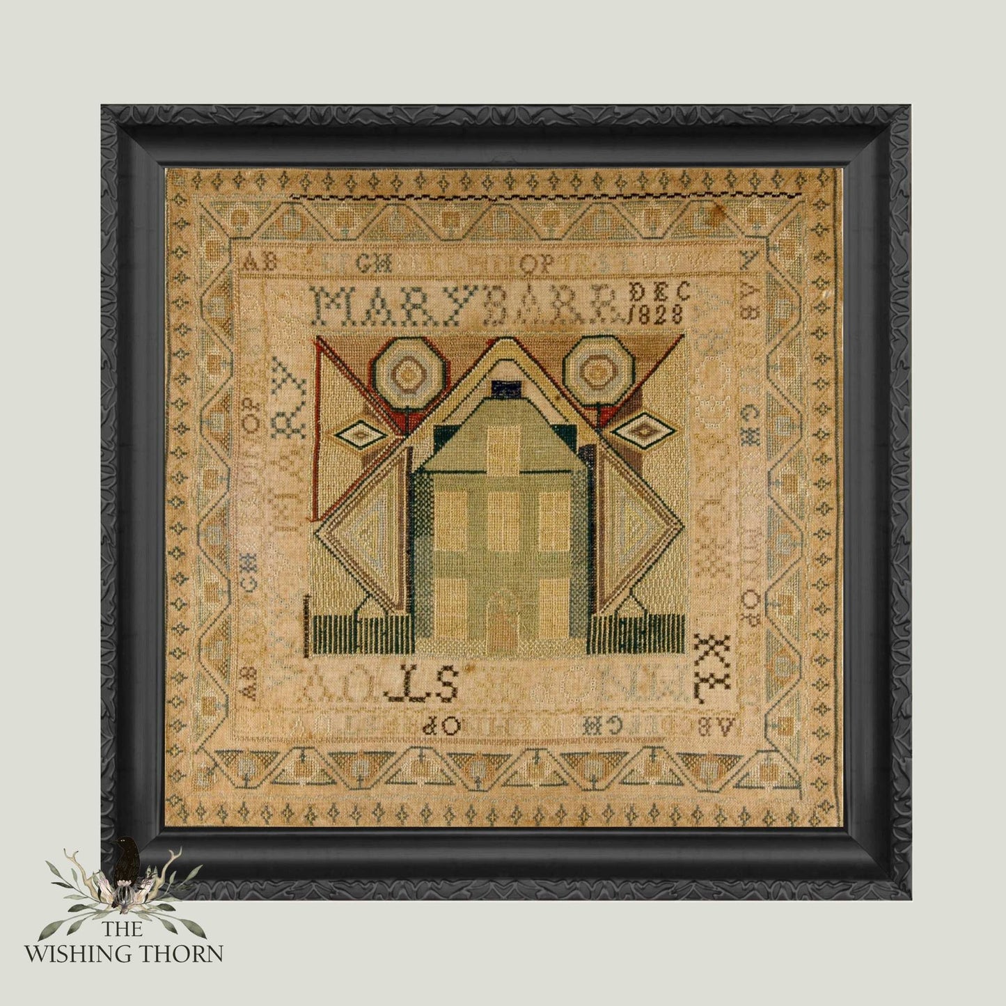 Mary Barr 1828 Sampler Pattern PDF