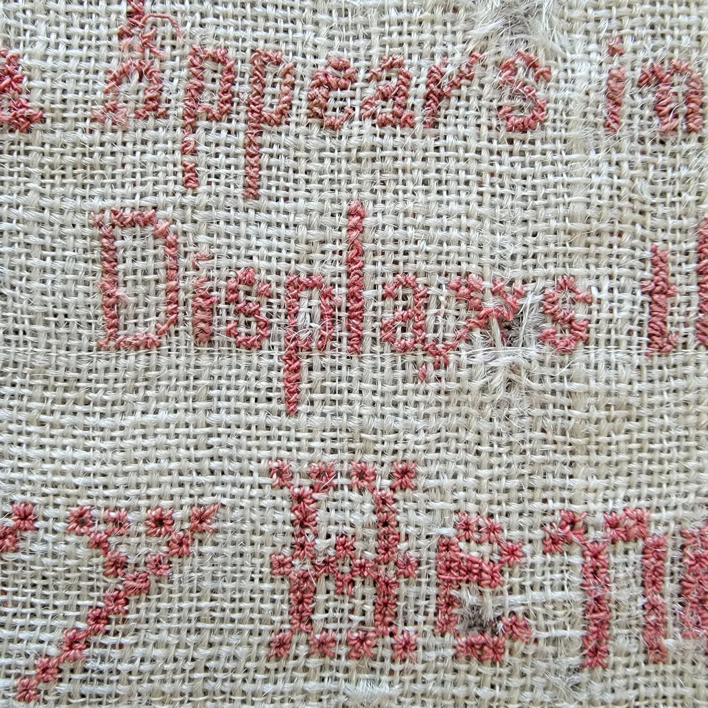 Mary Henrietta Purdye 1815 Sampler Pattern