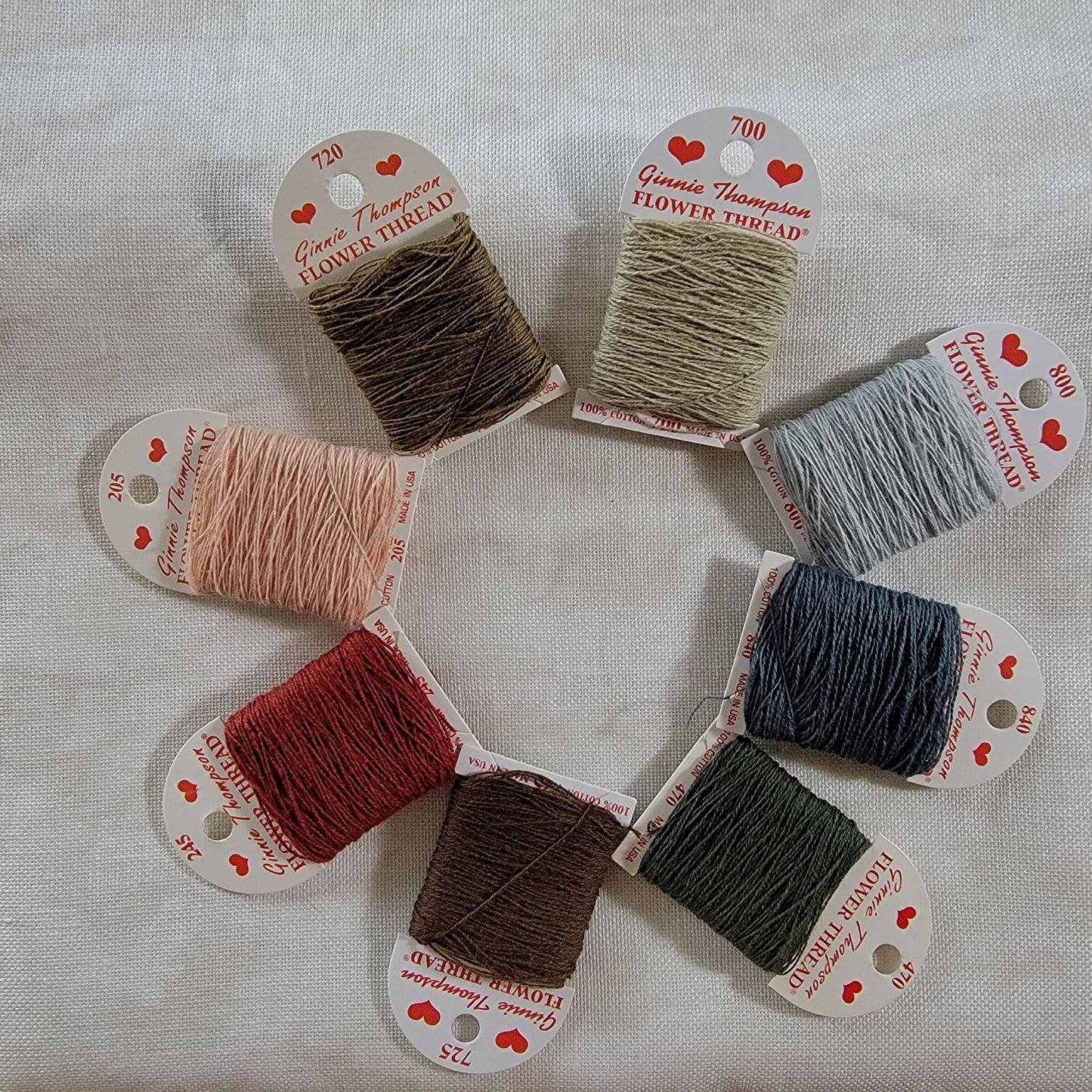 Jane Moore 1825 Sampler Kit with Flower Threads