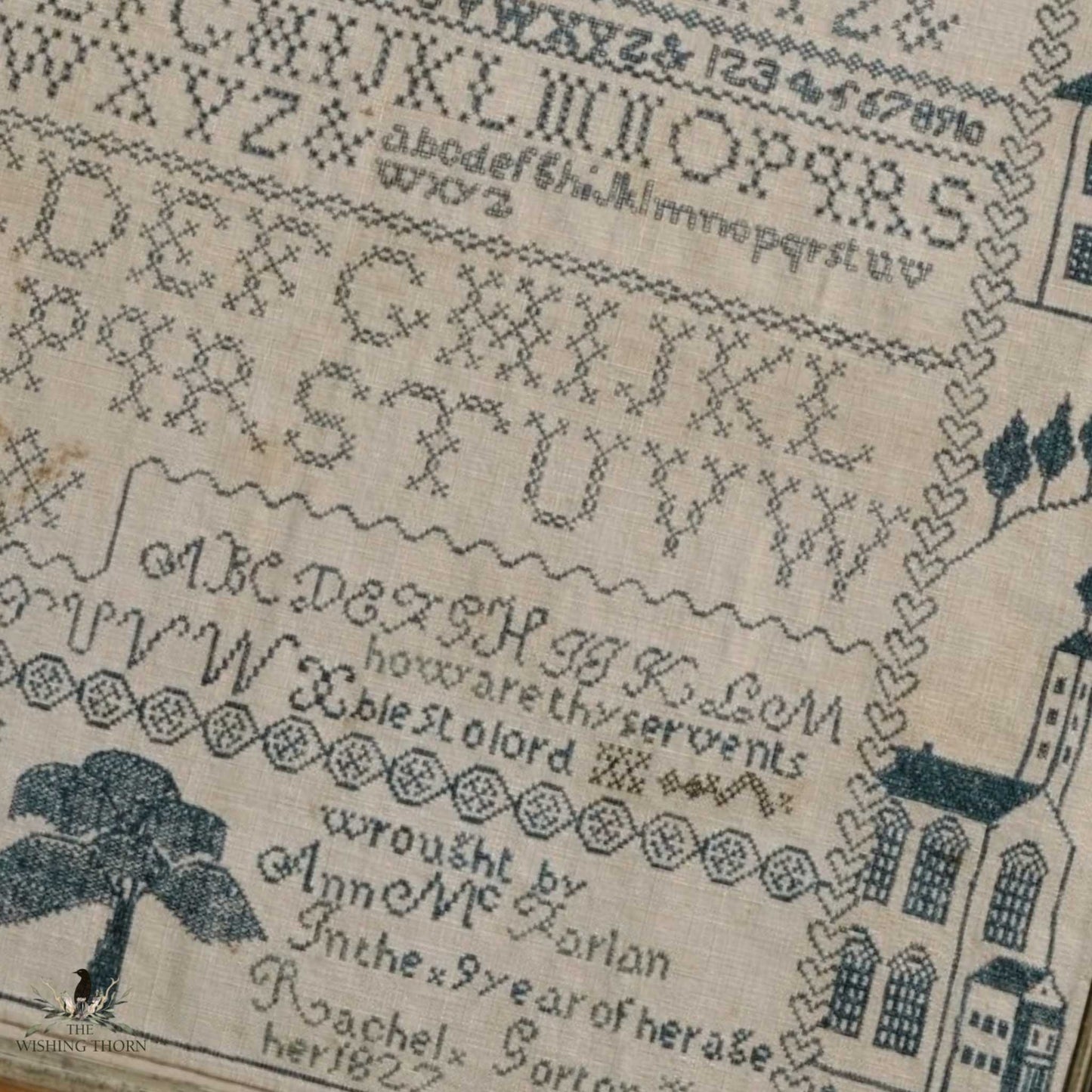Ann McFarlan Sampler Pattern 1827