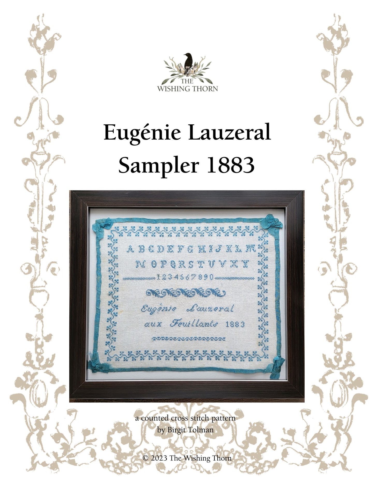 Eugenie Lauzeral 1883 Sampler Pattern