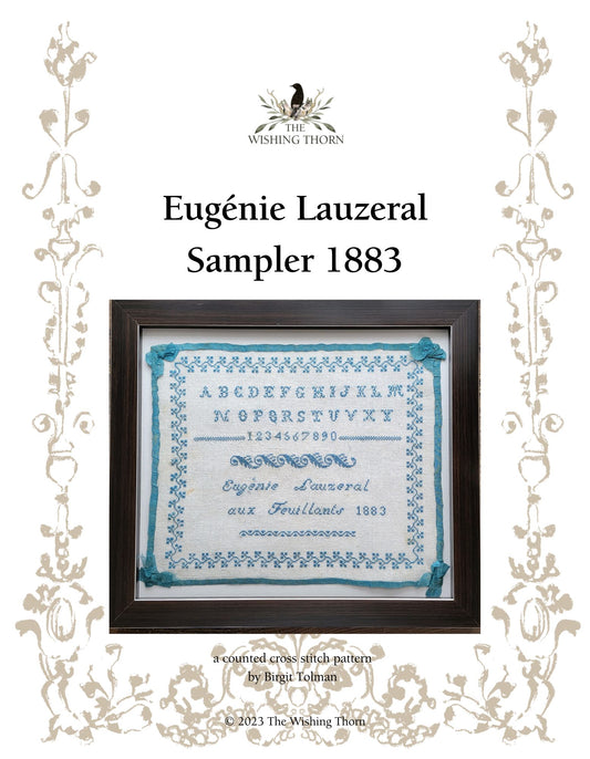 Eugenie Lauzeral 1883 Sampler Pattern