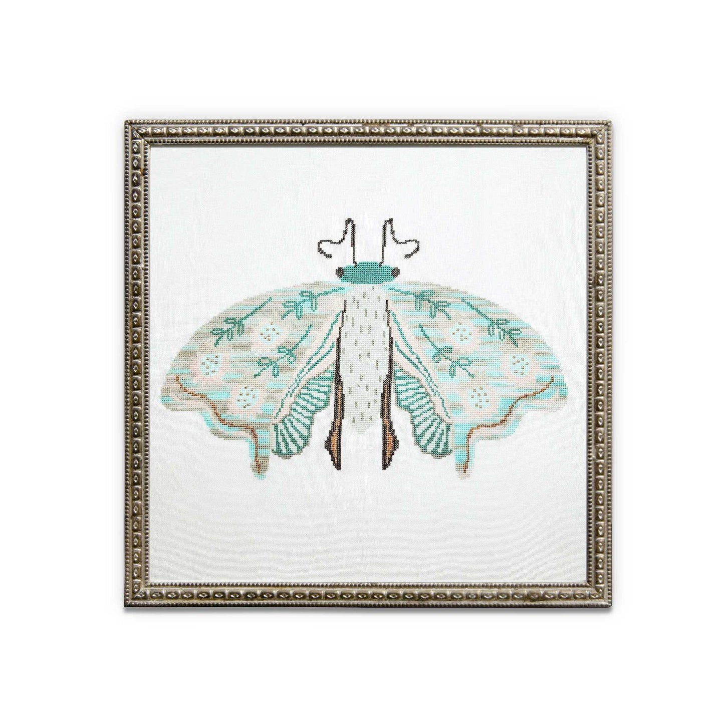 Flower Moth II Cross Stitch Pattern PDF