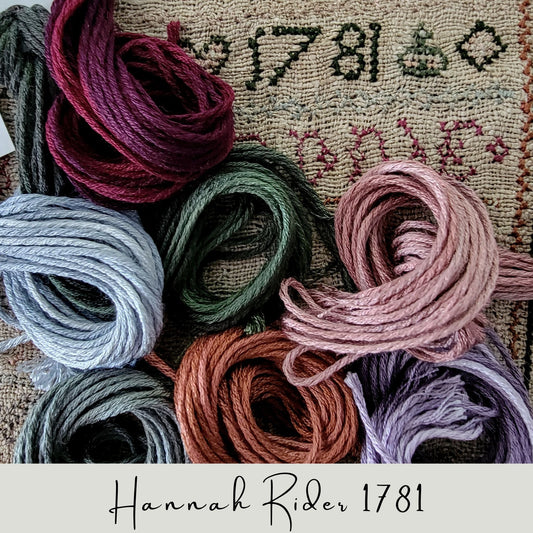 Hannah Rider 1781 Sampler Kit