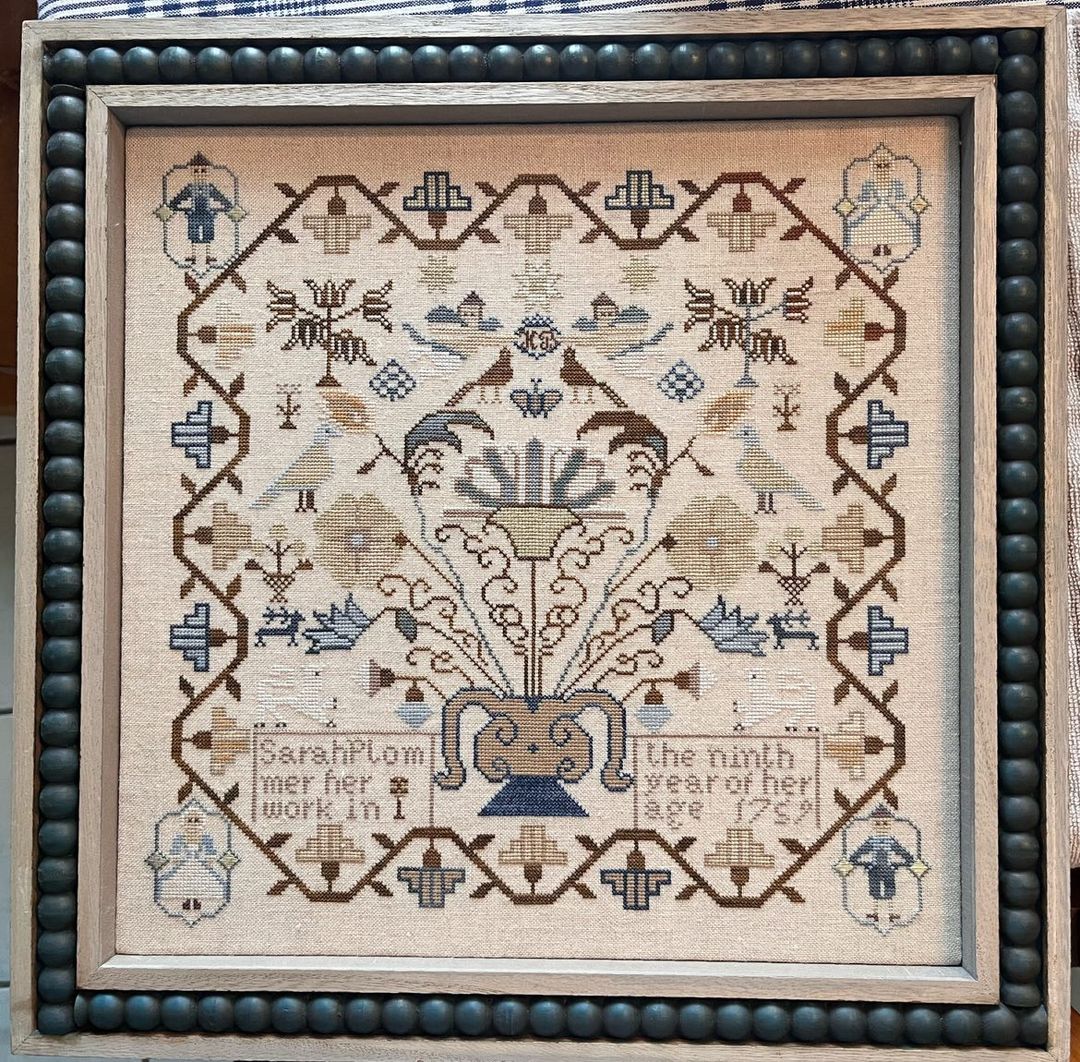 Sarah Plommer Sampler Reproduction 1759