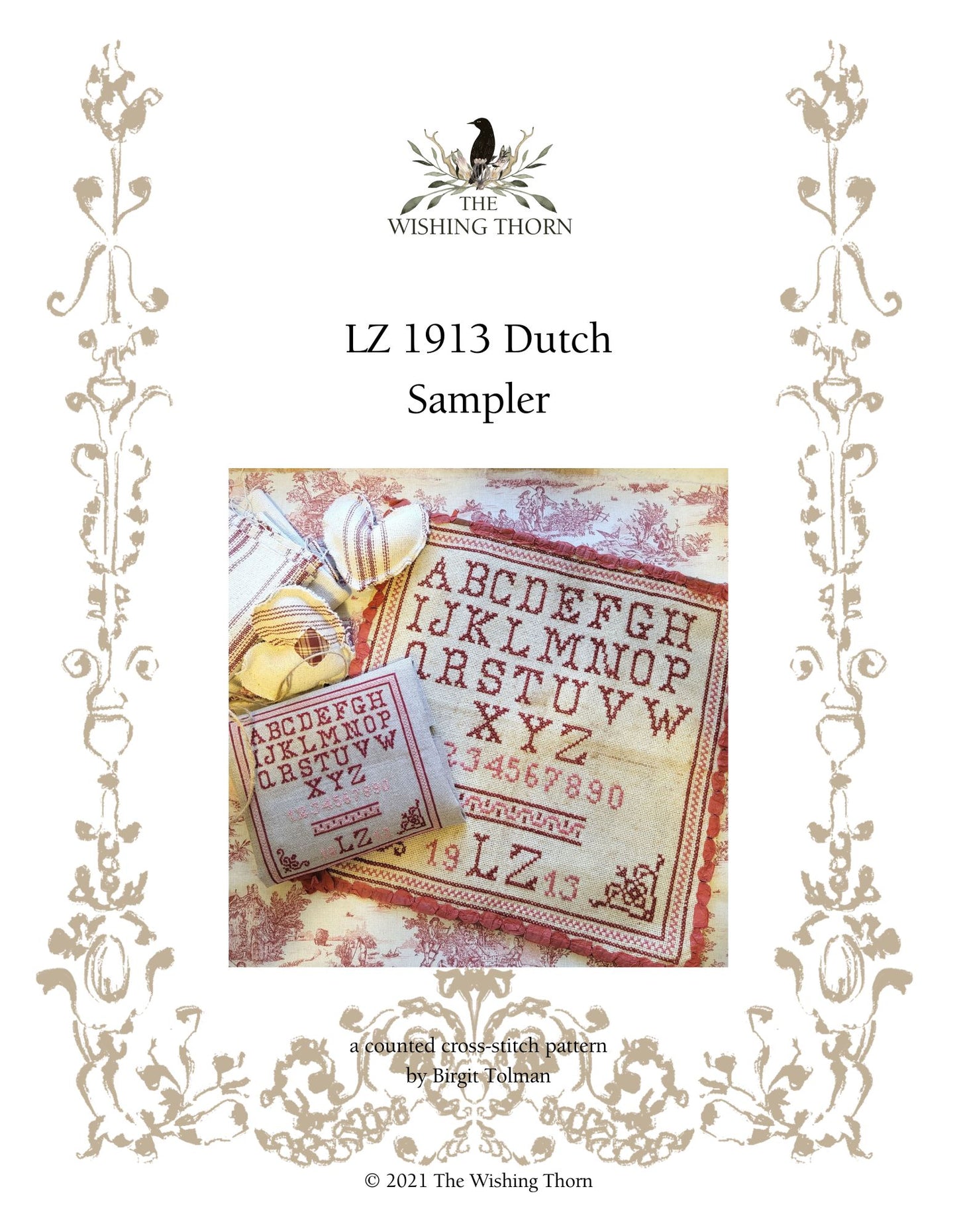 LZ 1913 Dutch Reproduction Sampler Pattern