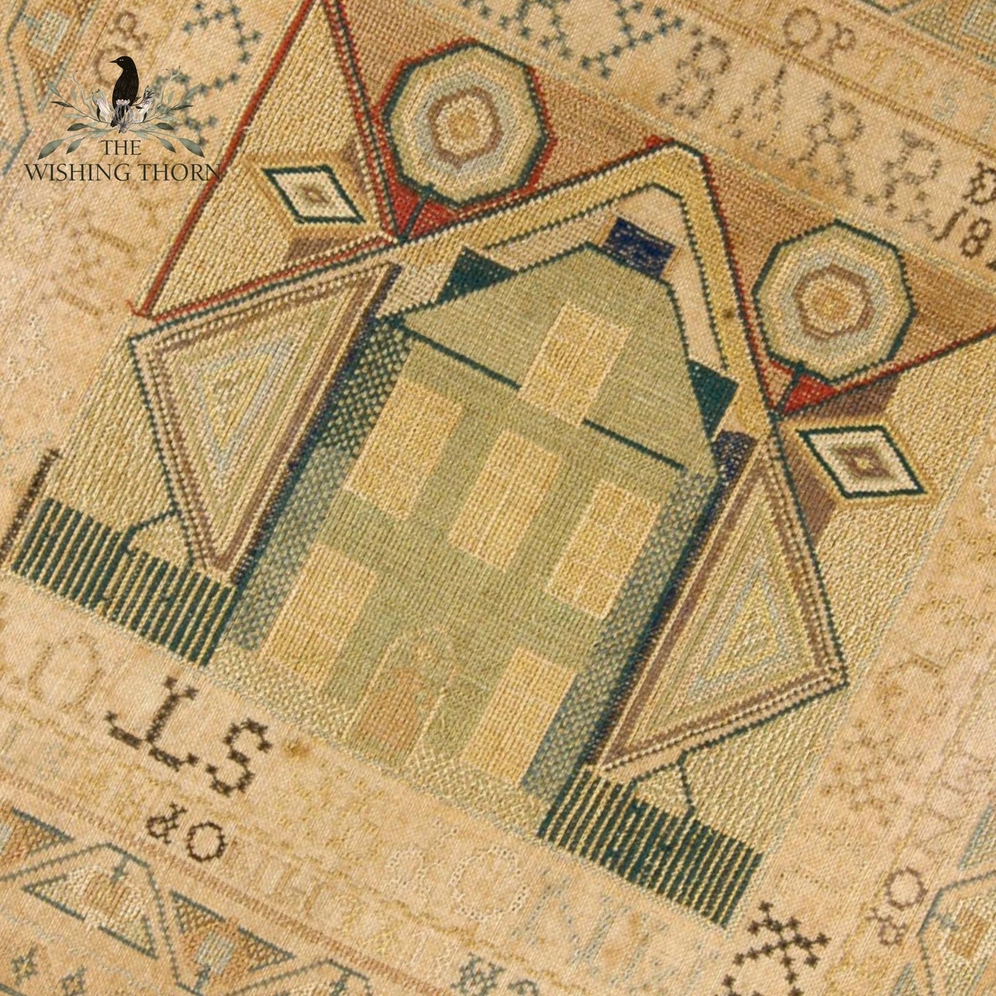 Mary Barr Sampler Pattern 1828