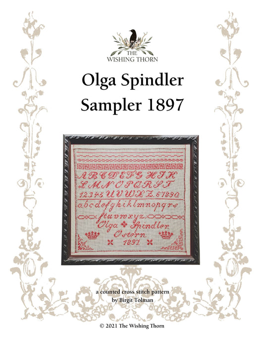 Olga Spindler 1897 Sampler Pattern