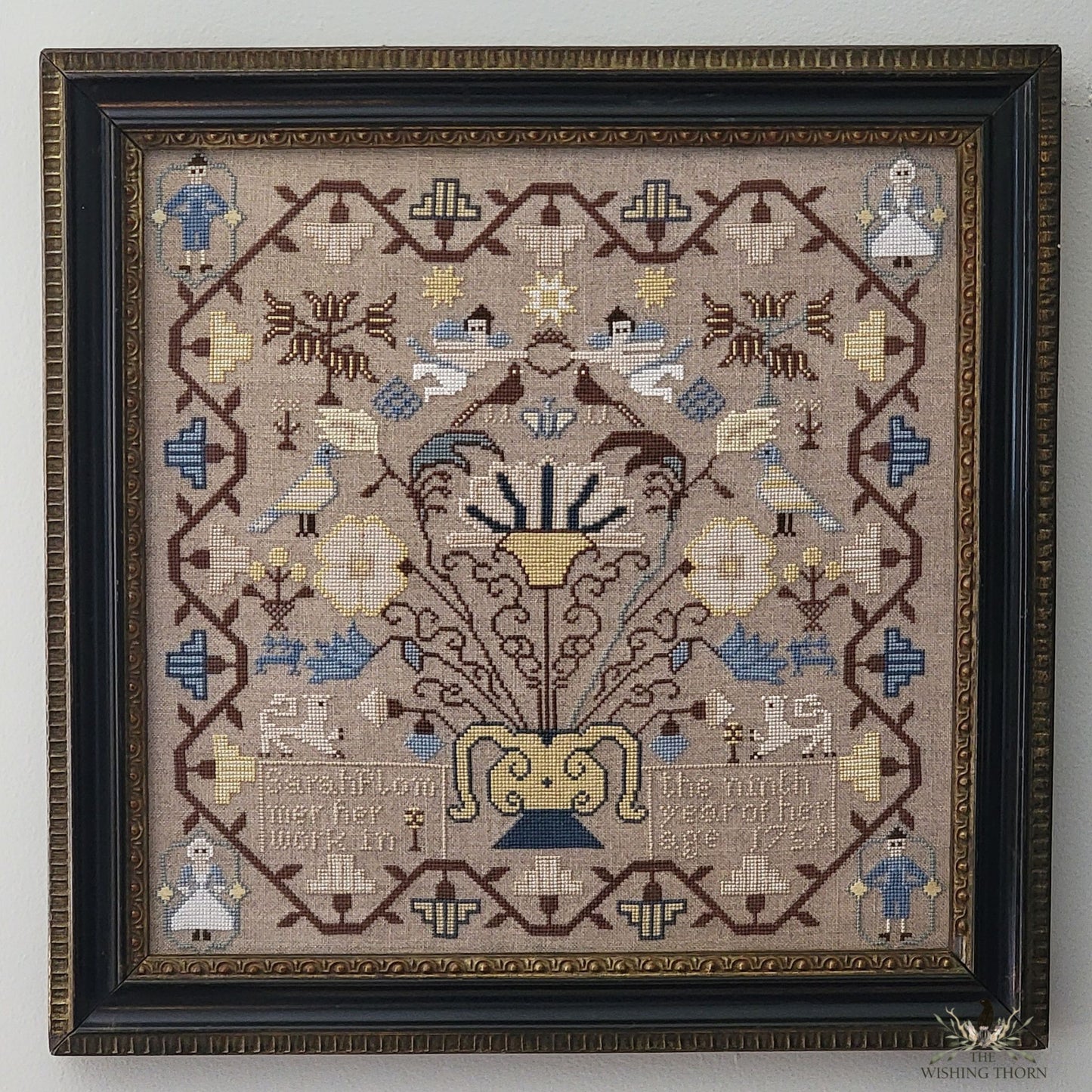 Sarah Plommer Sampler Reproduction 1759