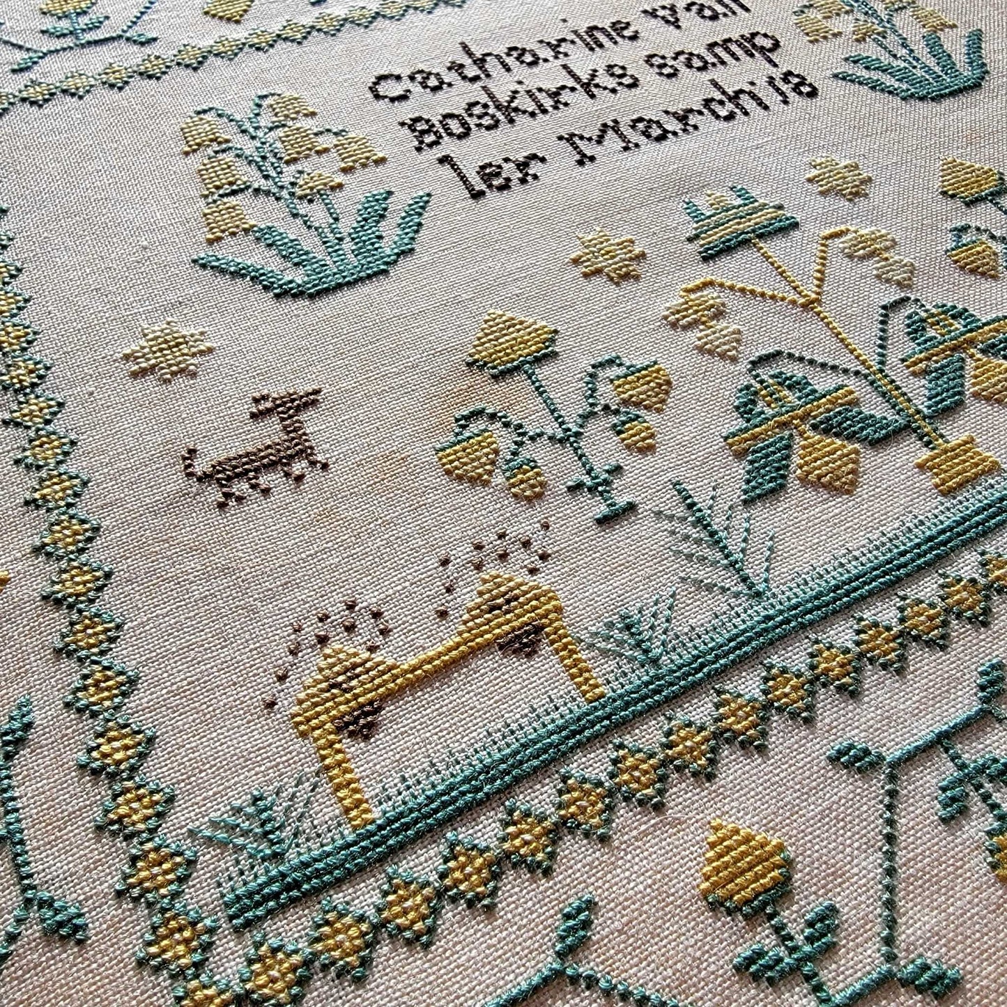 Catharine Van Boskirks 1825 Sampler Pattern PDF
