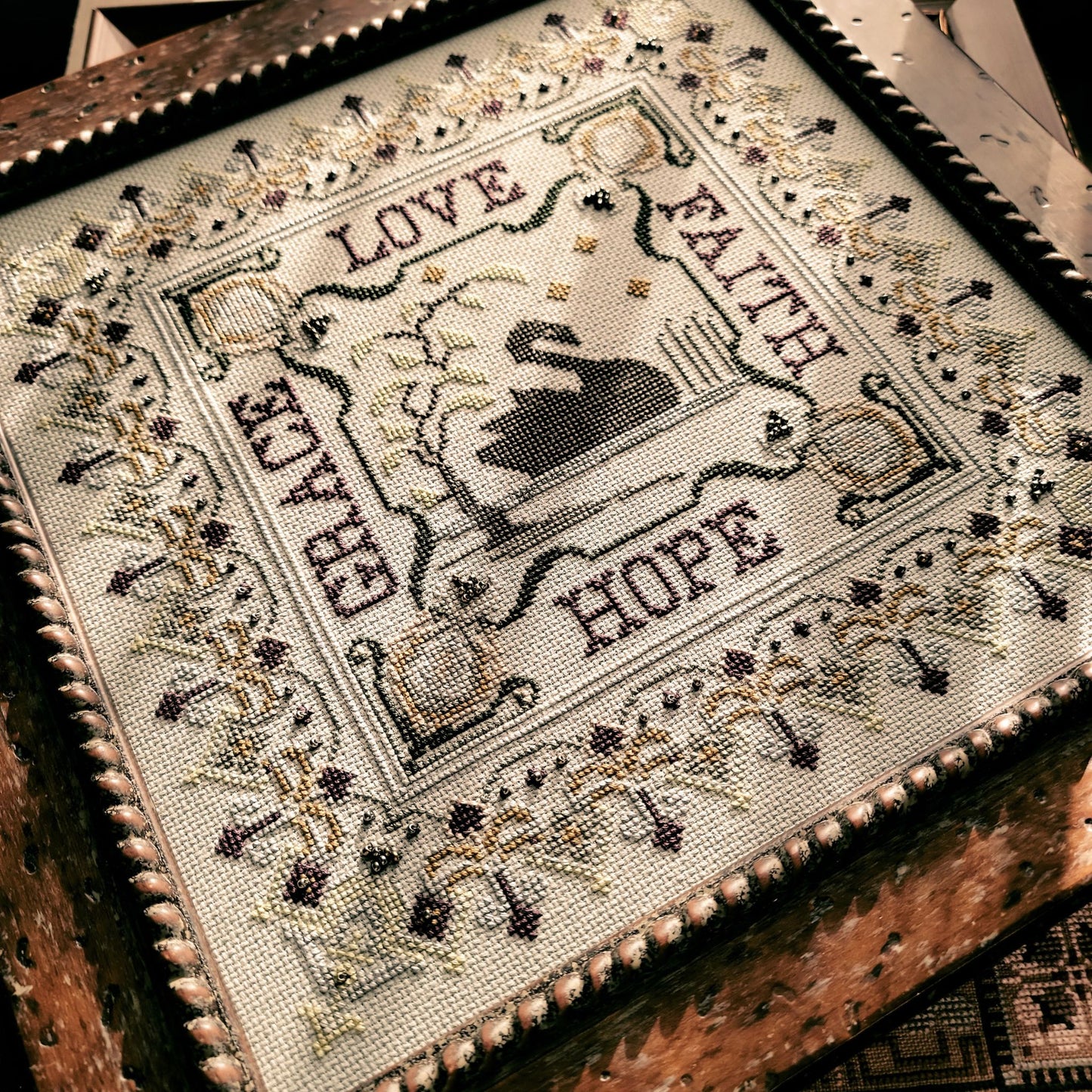 Swan Sampler Cross stitch Pattern PDF