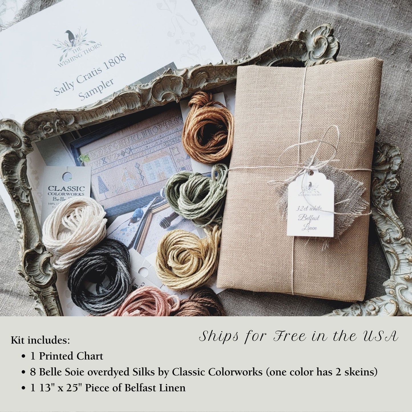 Sally Cratis 1808 Sampler Kit