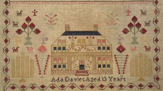 The Story Behind Ada Davies' 1852 Welsh Sampler