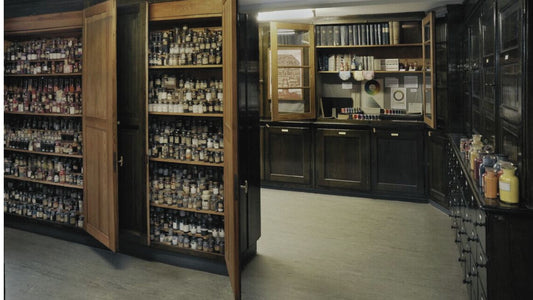 (The above cover image is a historical collection of over 10,000 dyes at Technical University Dresden, Germany)