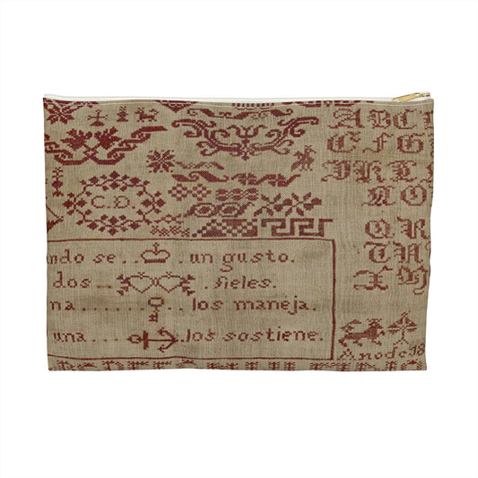 Spanish Sampler 1867 Cross Stitch Project Bag