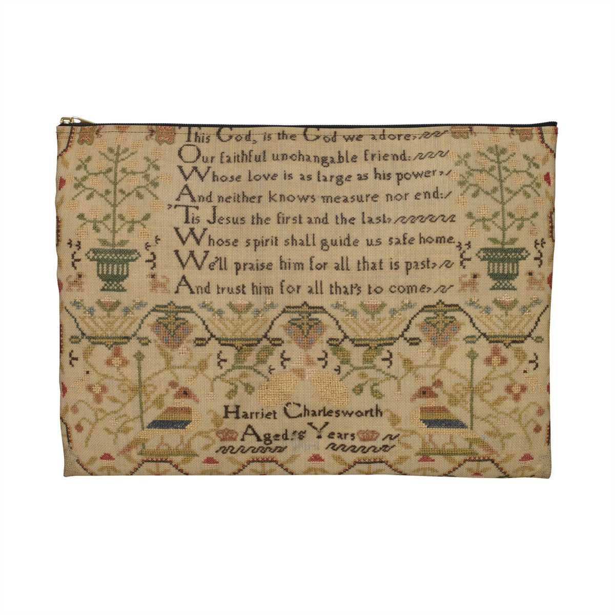Harriet Charlesworth Sampler Project Pouch