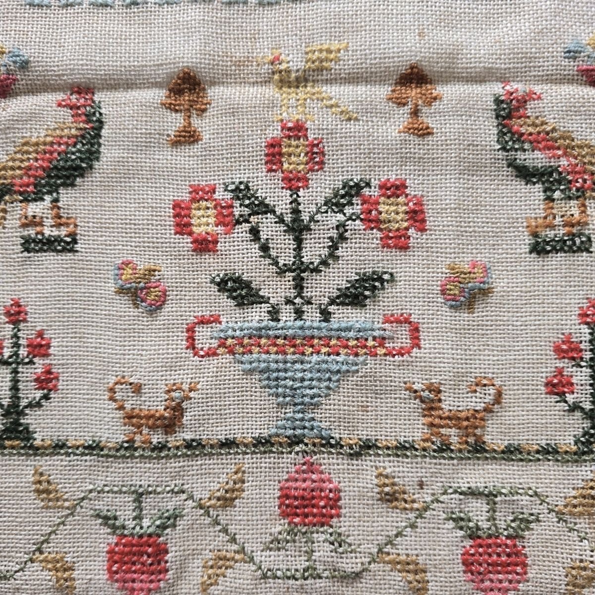 Antique Sampler From 1847