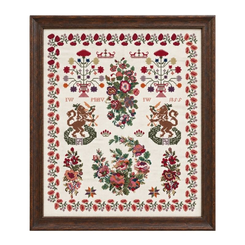 IW 1855 Dutch Sampler Cross Stitch Paper Chart