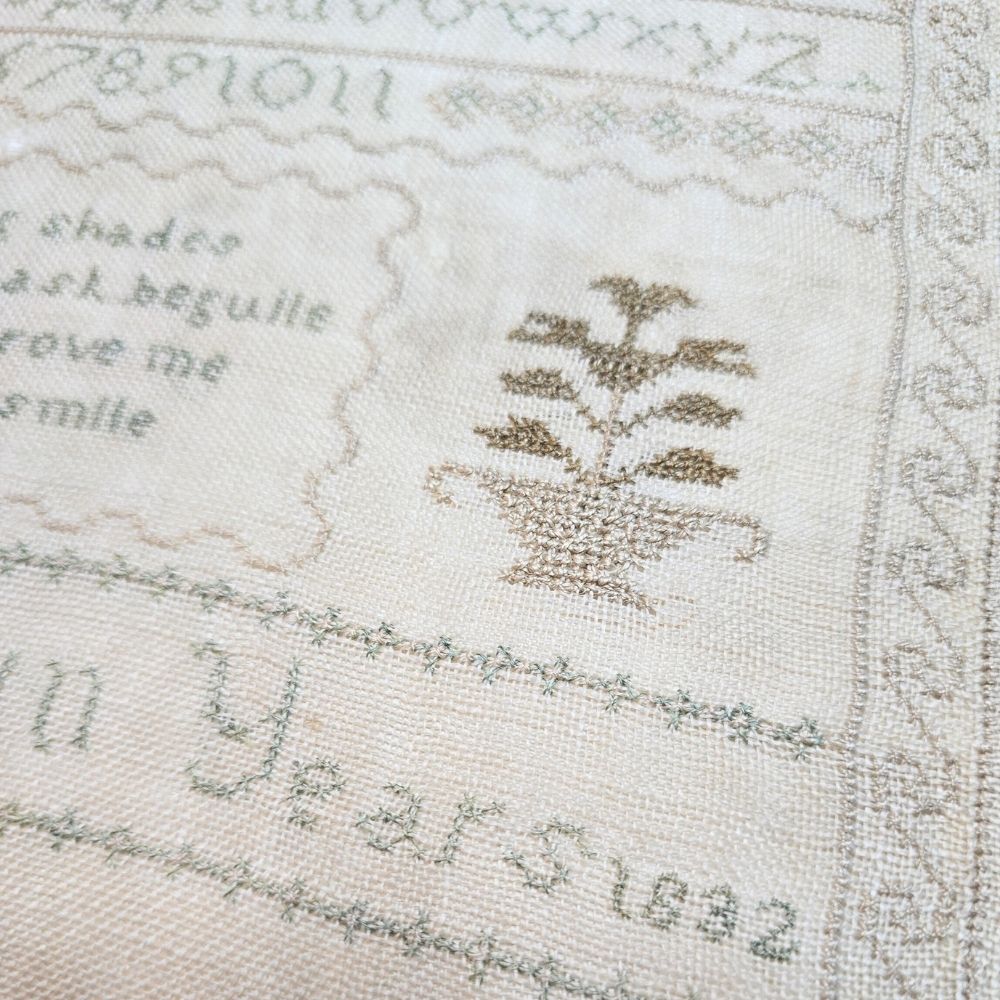 Eliza Powell Sampler Cross Stitch Pattern PDF