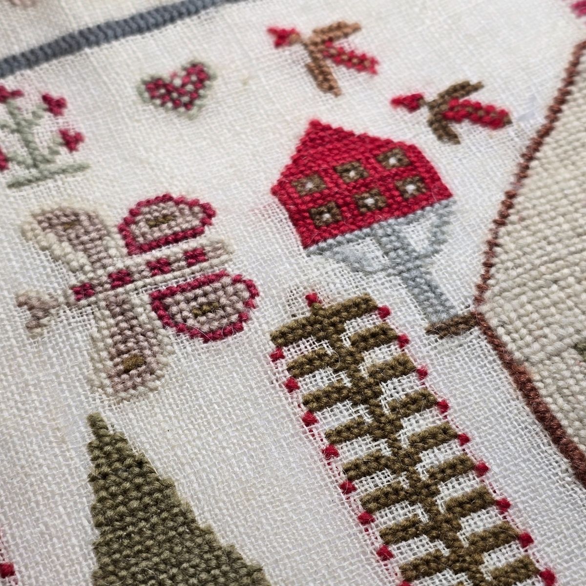 Jane Woodman Sampler 1837 Paper Chart