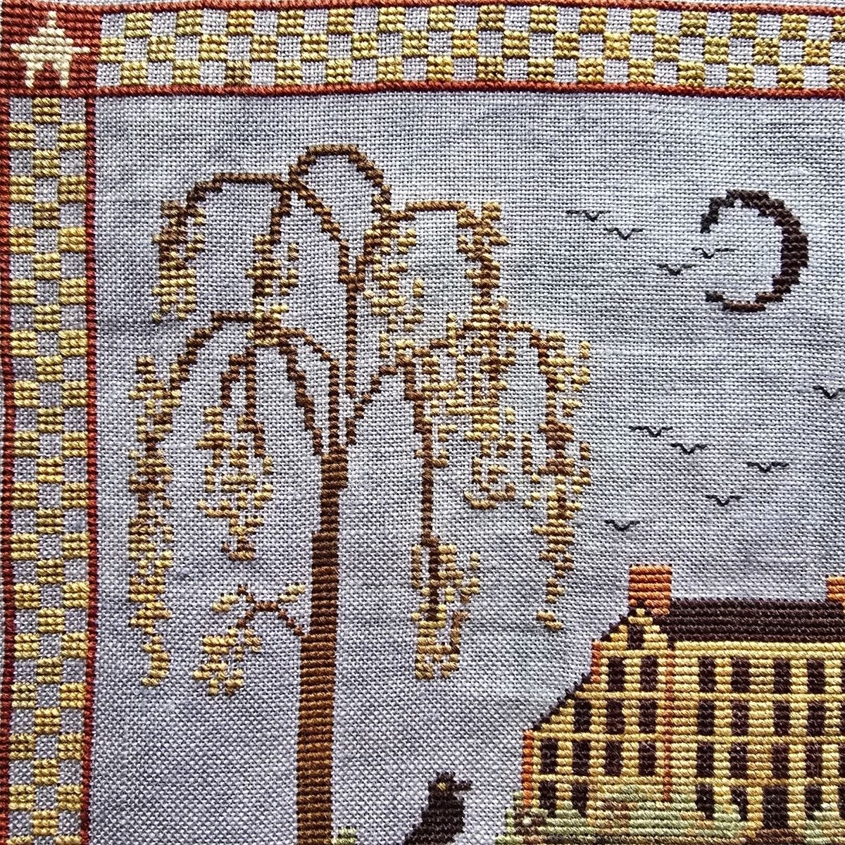Black Moon Cottage Sampler – Cross Stitch Pattern PDF
