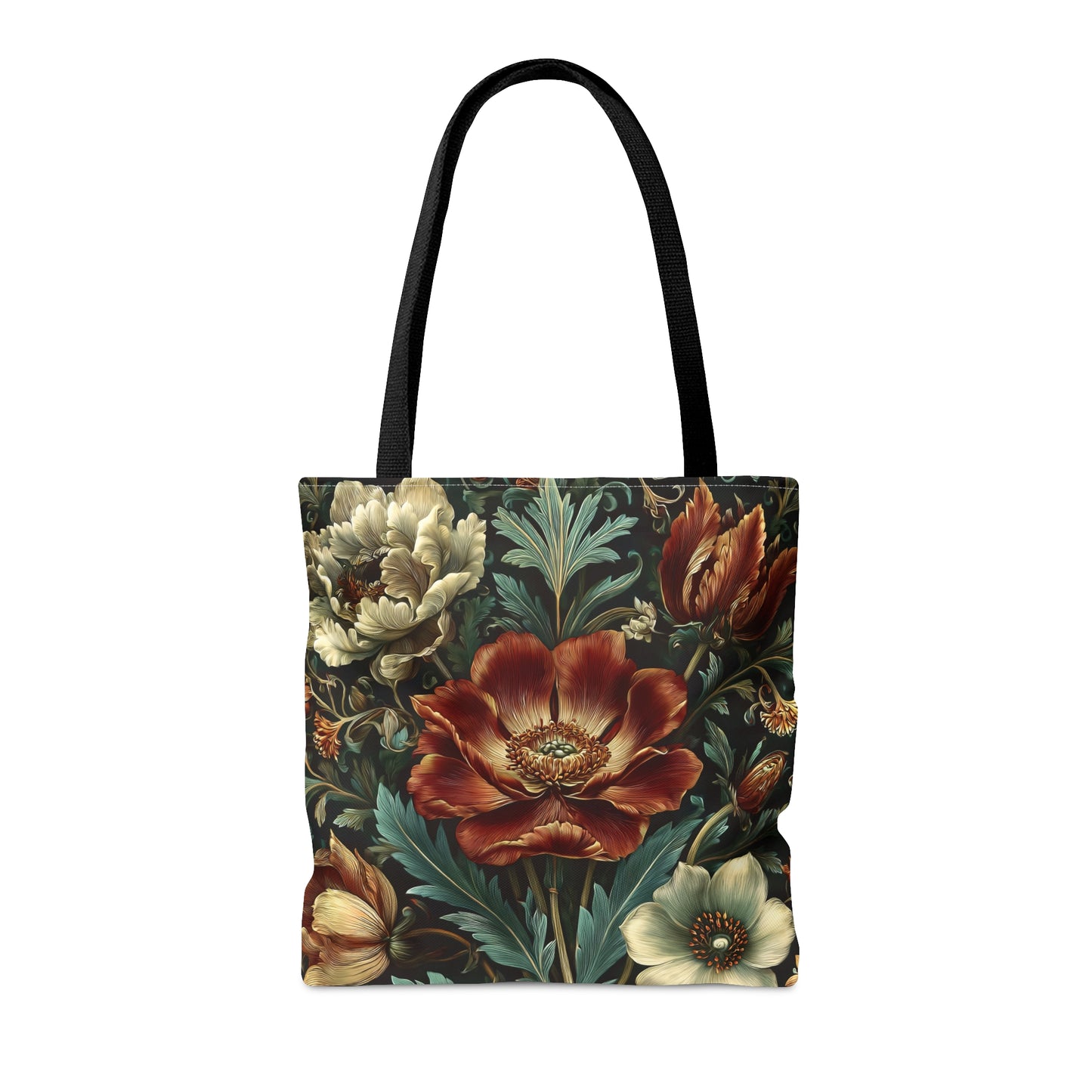 Red Flower Tote