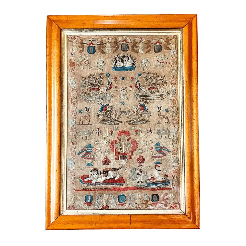 Mary John 1847 Welsh Sampler Printed Chart