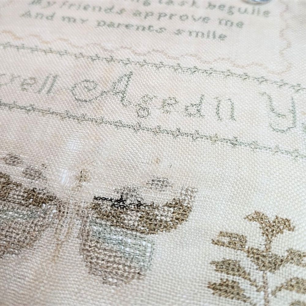 Eliza Powell Sampler Cross Stitch Pattern PDF