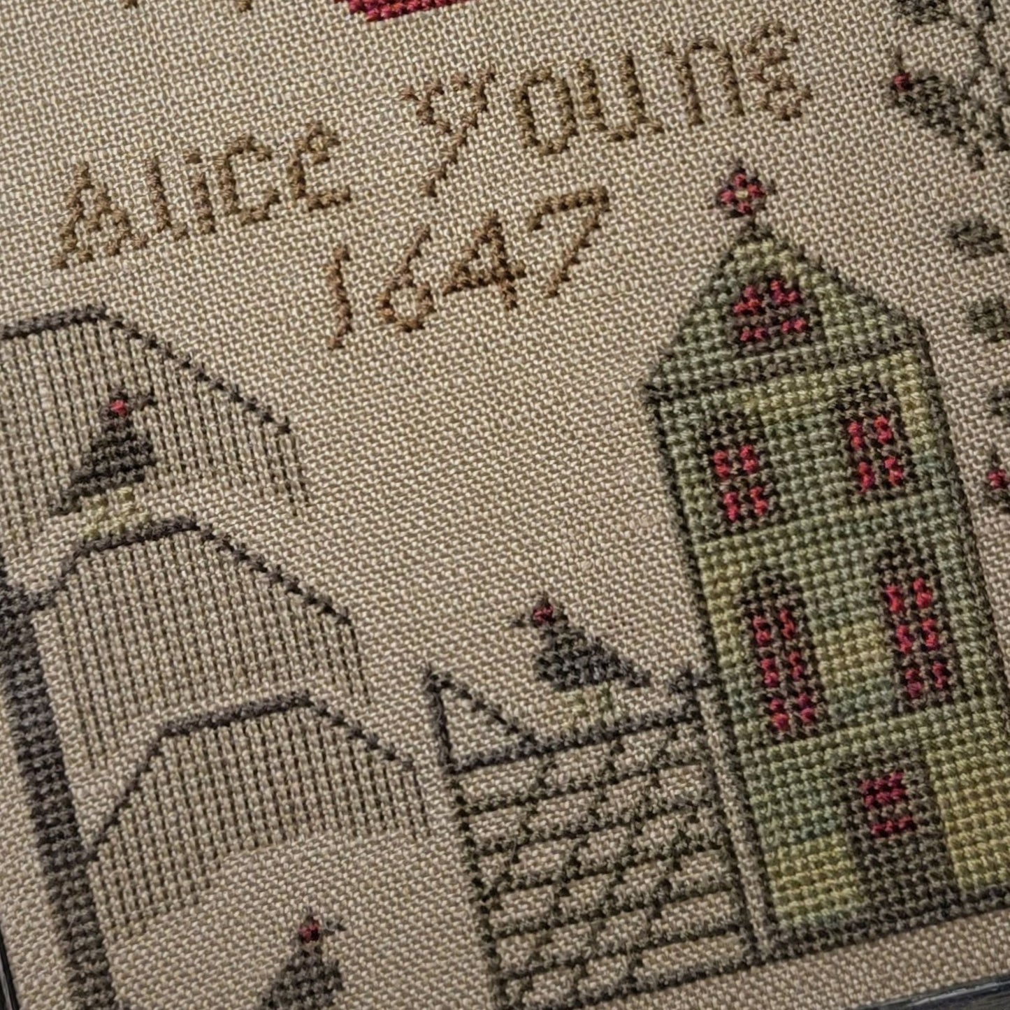 Alice Young 1647 Sampler Paper Chart