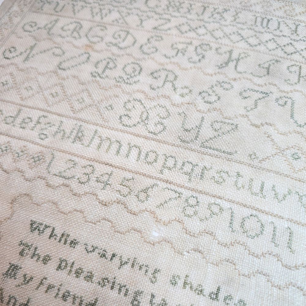 Eliza Powell Sampler Cross Stitch Pattern PDF