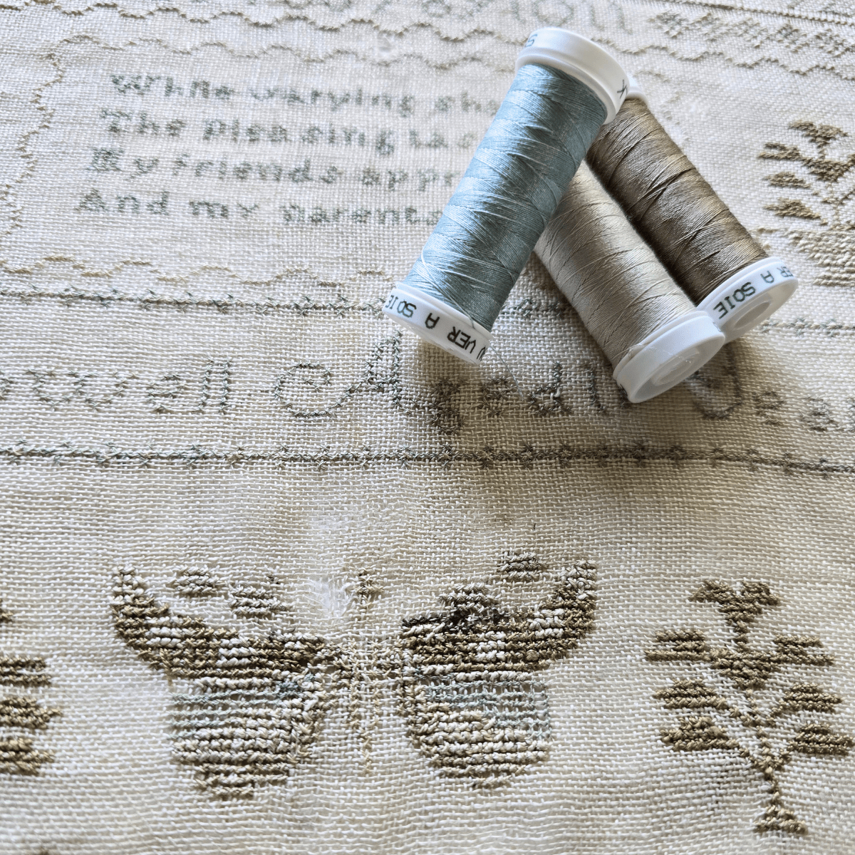 Eliza Powell Sampler 1832 kit