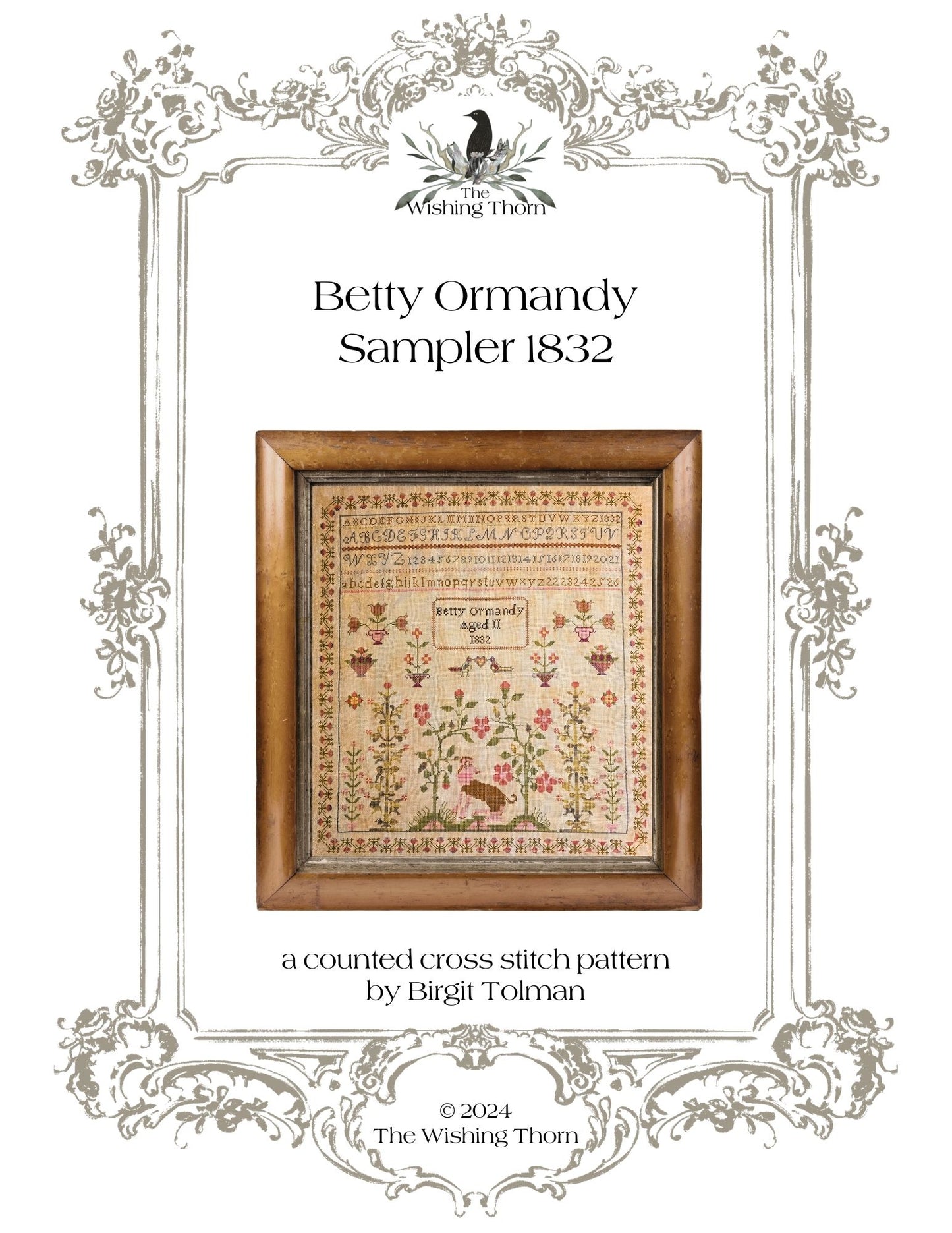 Betty Ormandy 1832 Sampler Paper Chart