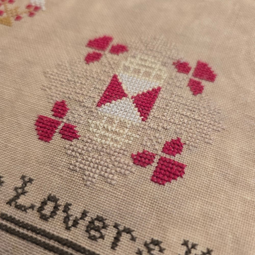 Betty Wrigley 1849, True Lovers Knot Sampler Paper Chart