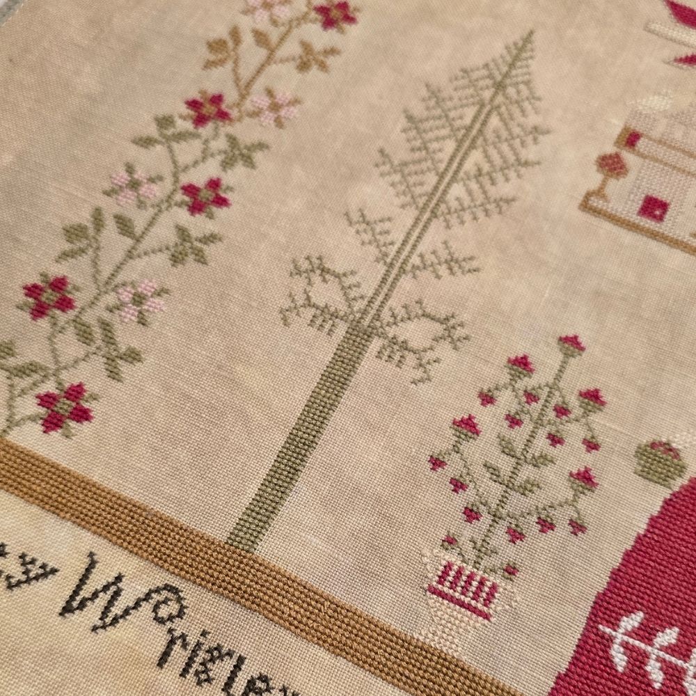 Betty Wrigley 1849, True Lovers Knot Sampler Paper Chart