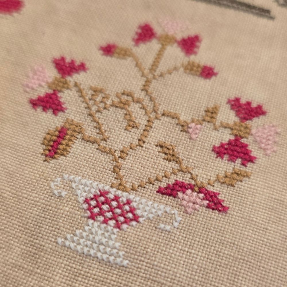 Betty Wrigley 1849, True Lovers Knot Sampler Paper Chart