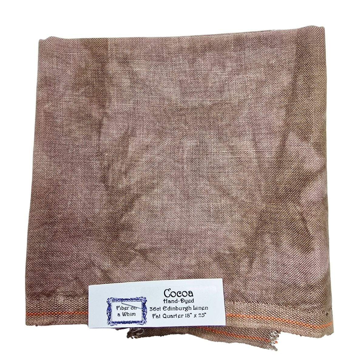 36 Count Linen by Fiber on a Whim Fat Quarter, Hand-Dyed Cross Stitch Fabric (Multiple Colors)