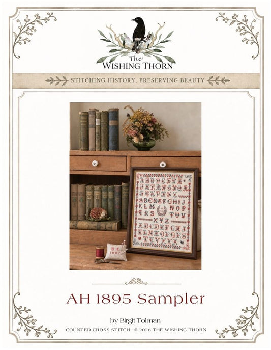 AH 1895 French Sampler Paper Chart