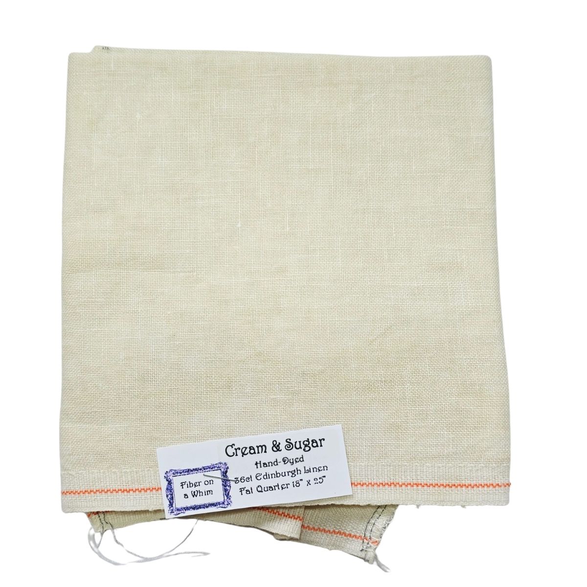 36 Count Linen by Fiber on a Whim Fat Quarter, Hand-Dyed Cross Stitch Fabric (Multiple Colors)