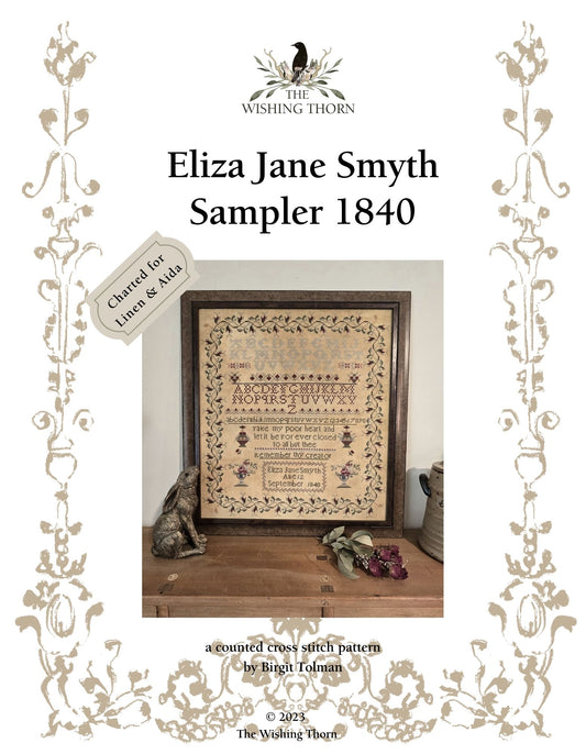 Eliza Jane Smyth 1840 Sampler Pattern