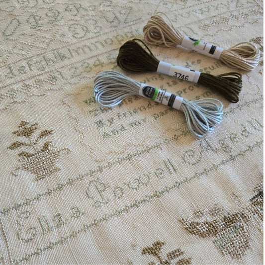 Eliza Powell Sampler 1832 kit