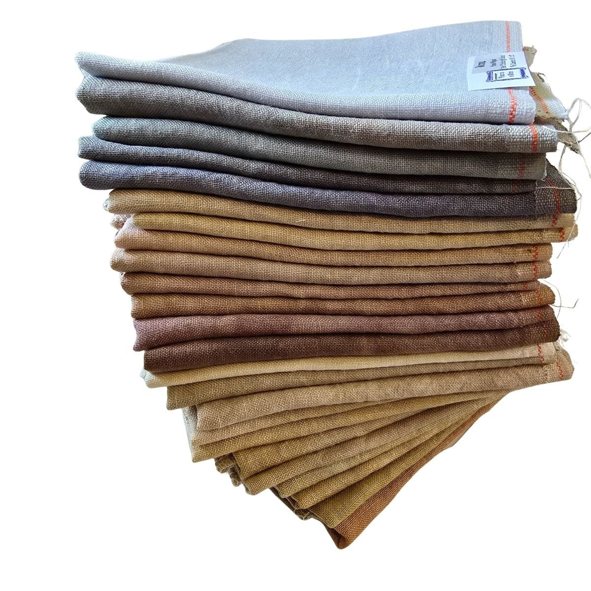36 Count Linen by Fiber on a Whim Fat Quarter, Hand-Dyed Cross Stitch Fabric (Multiple Colors)