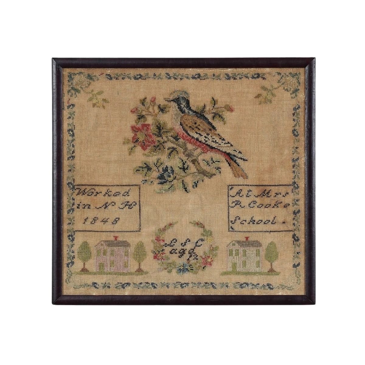LSC 1848 – New Hampshire Sampler Paper Chart – The Wishing Thorn