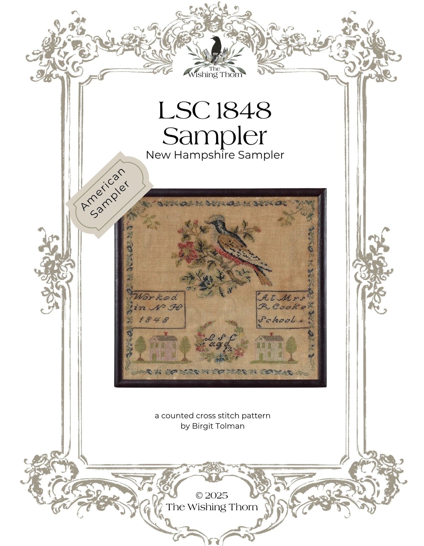 LSC 1848 – New Hampshire Sampler Paper Chart