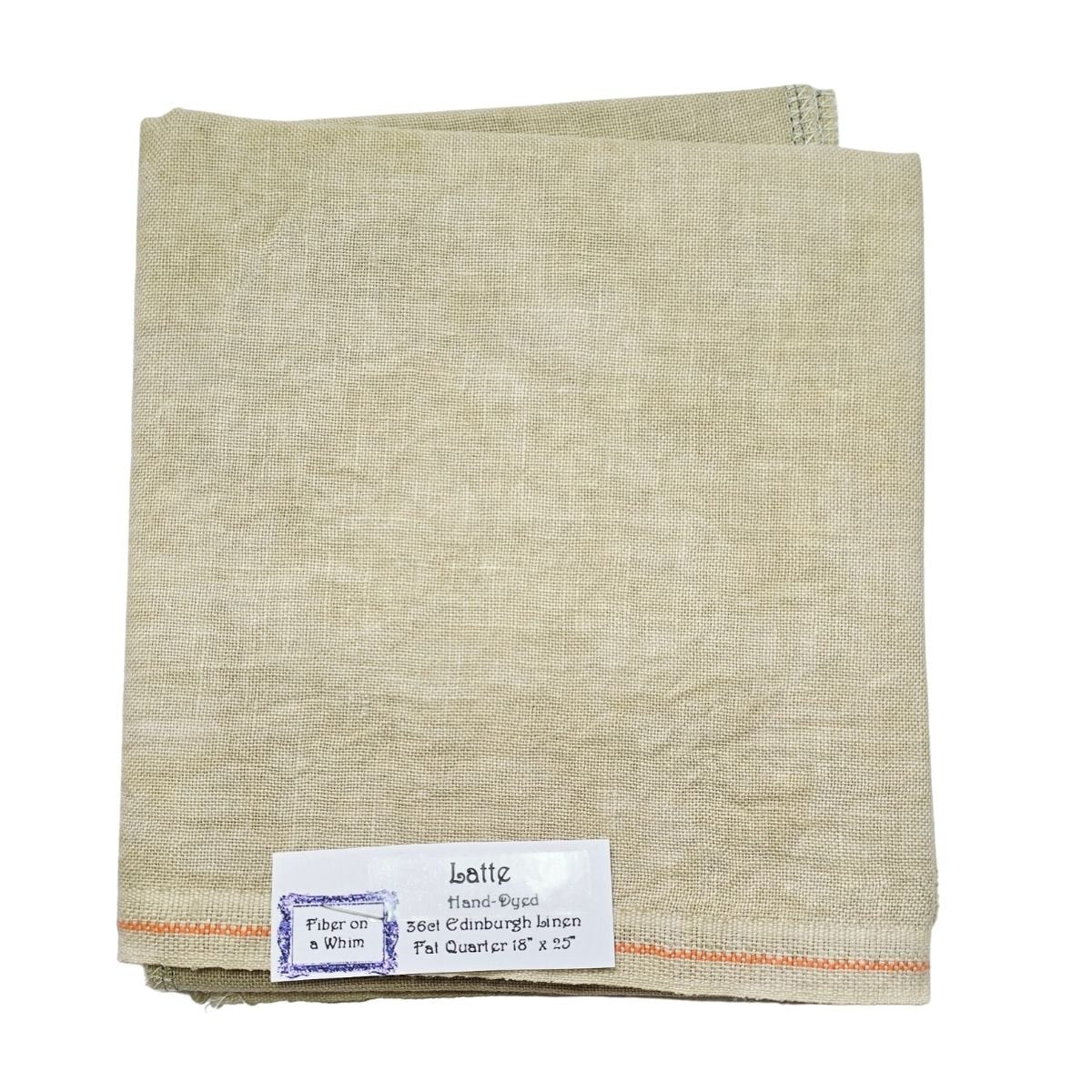 36 Count Linen by Fiber on a Whim Fat Quarter, Hand-Dyed Cross Stitch Fabric (Multiple Colors)