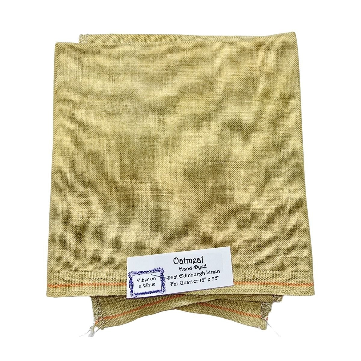36 Count Linen by Fiber on a Whim Fat Quarter, Hand-Dyed Cross Stitch Fabric (Multiple Colors)
