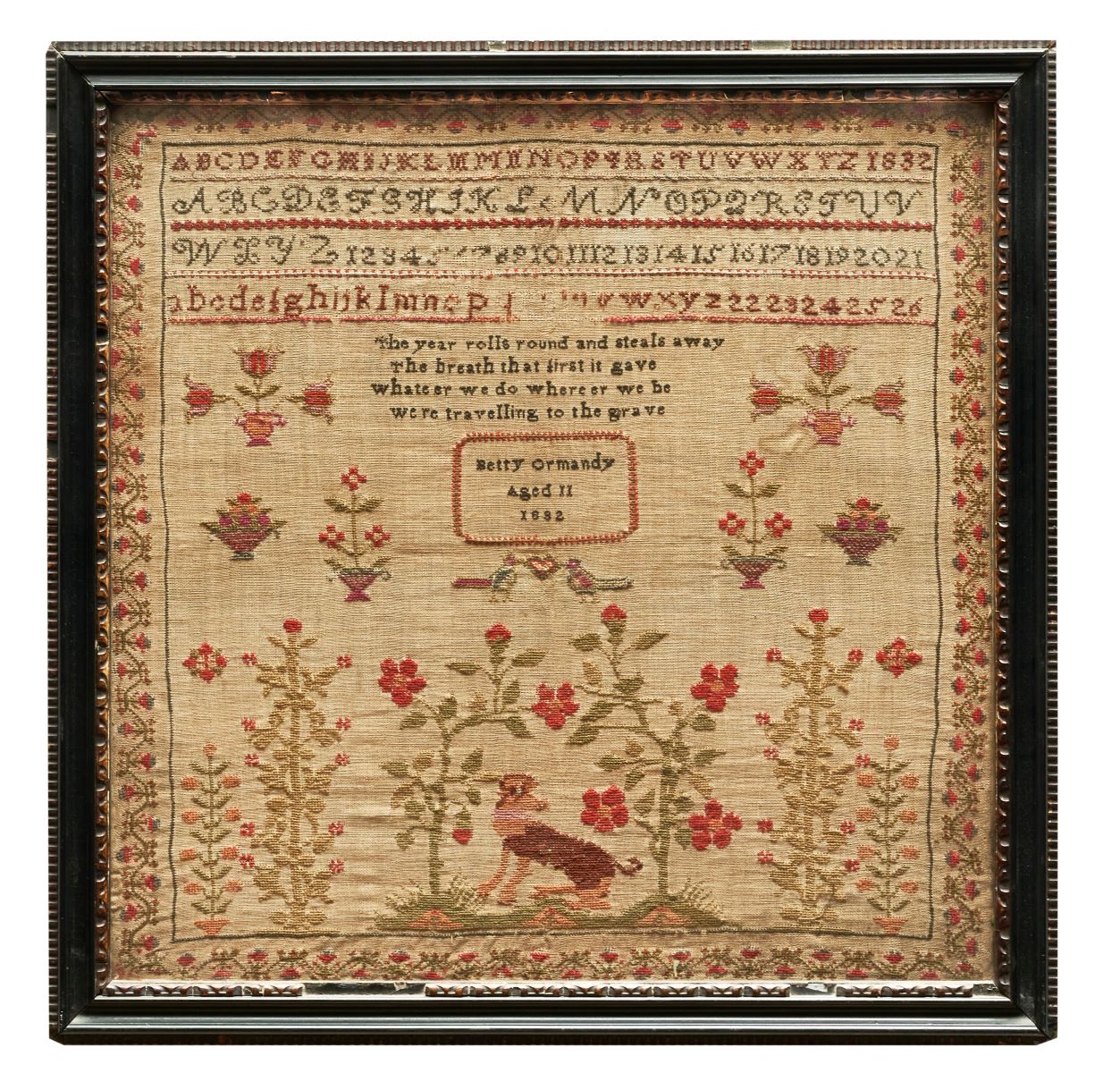 Betty Ormandy 1832 Sampler Paper Chart